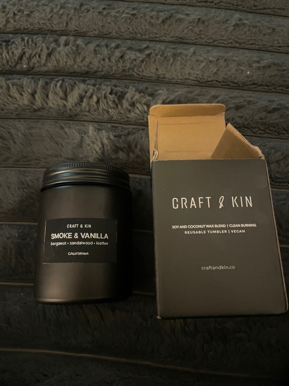Craft and Kin Premium Vegan Candle Soy & Coconut in Reusable Tumbler